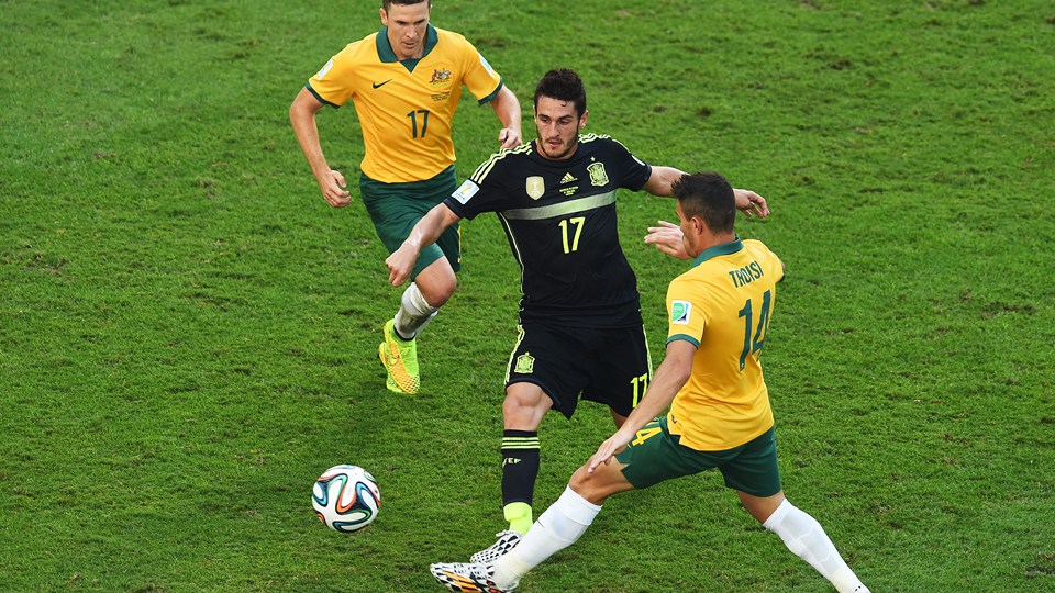 کوکه|استرالیا 0-3 اسپانیا / مرحله گروهی جام جهانی