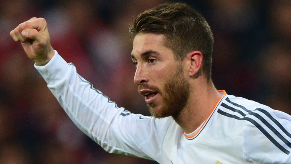 سرخیو راموس|شادمانی سرخیو راموس بعد از باز کردن دروازه بایرن