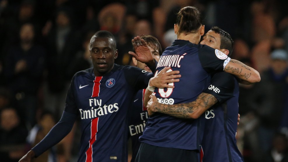 زلاتان ایبراهیموویچ|پاریس سن ژرمن 3 - 0 گوینگام / لوشامپیونه