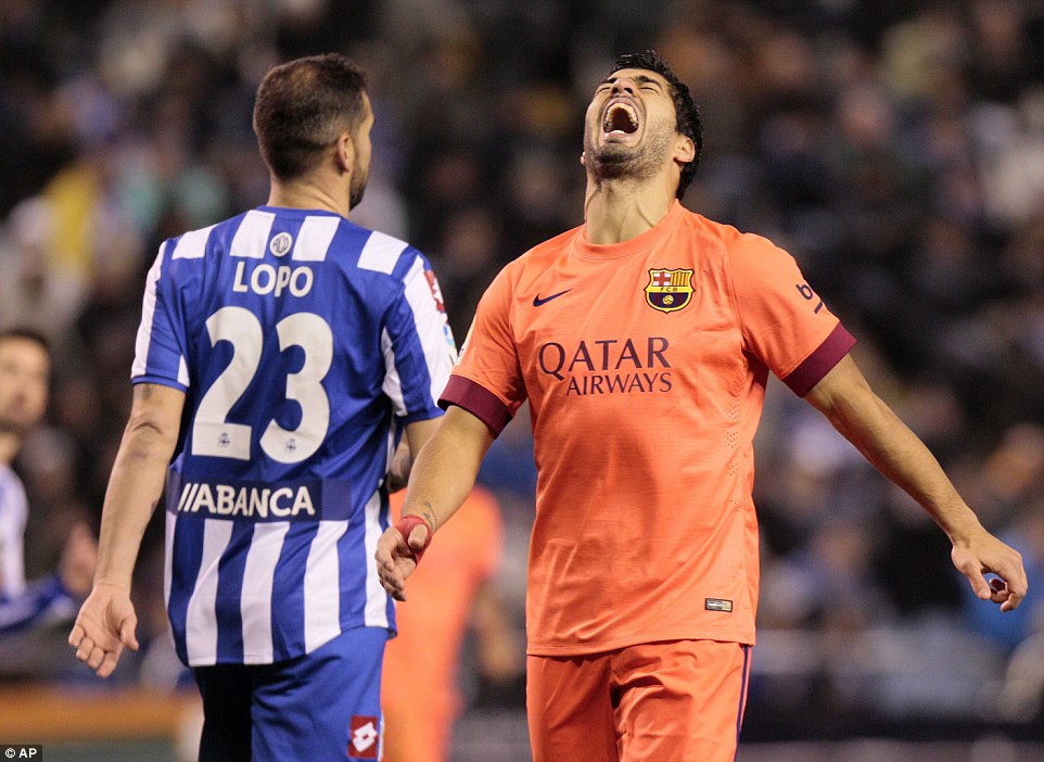 لوئیس سوارز|دپورتیوو لاکرونیا 0 - 4 بارسلونا / لالیگا