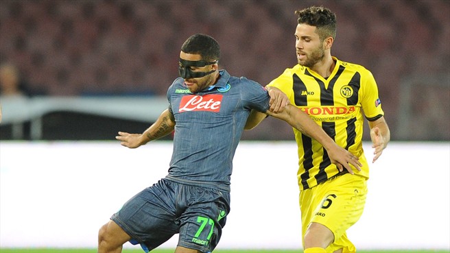 والتر گارگانو|ناپولی 3 - 0 یانگ بویز / لیگ اروپا