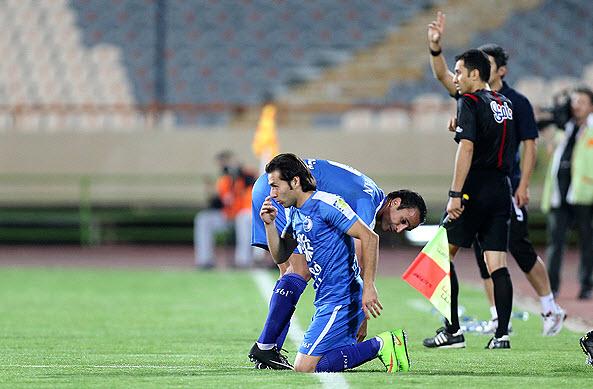 جابر انصاری|استقلال تهران 3 - 3 راه آهن / لیگ برتر
