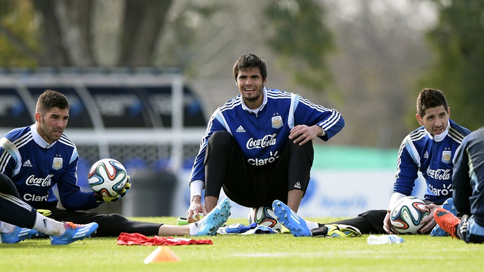 سرخيو جرمن رومرو|تمرین تیم ملی آرژانتین