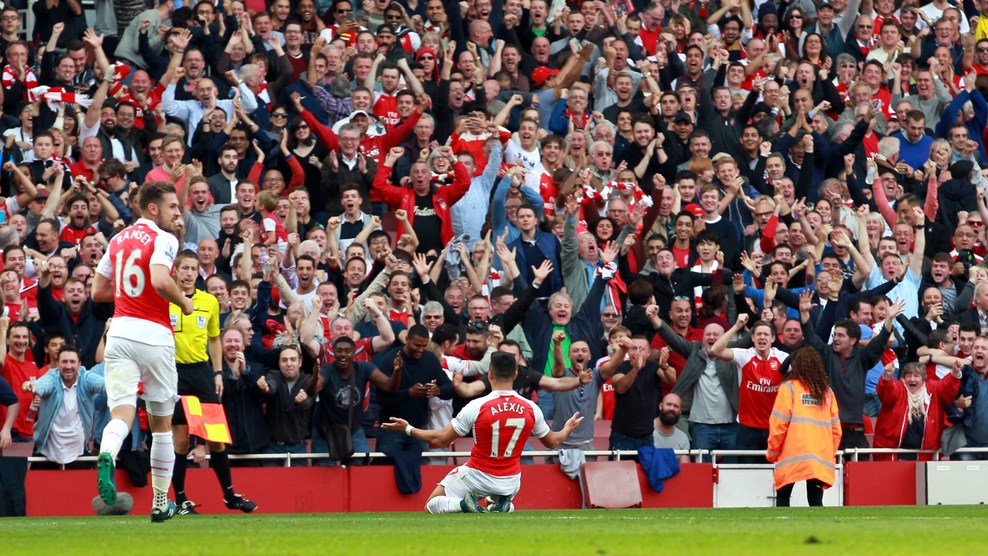 الکسیس سانچز|آرسنال 3 - 0 منچستر یونایتد / لیگ جزیره