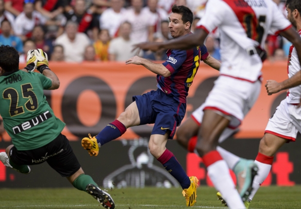 لیونل مسی|رایو‌‌ والکانو 0 - 2 بارسلونا / لالیگا