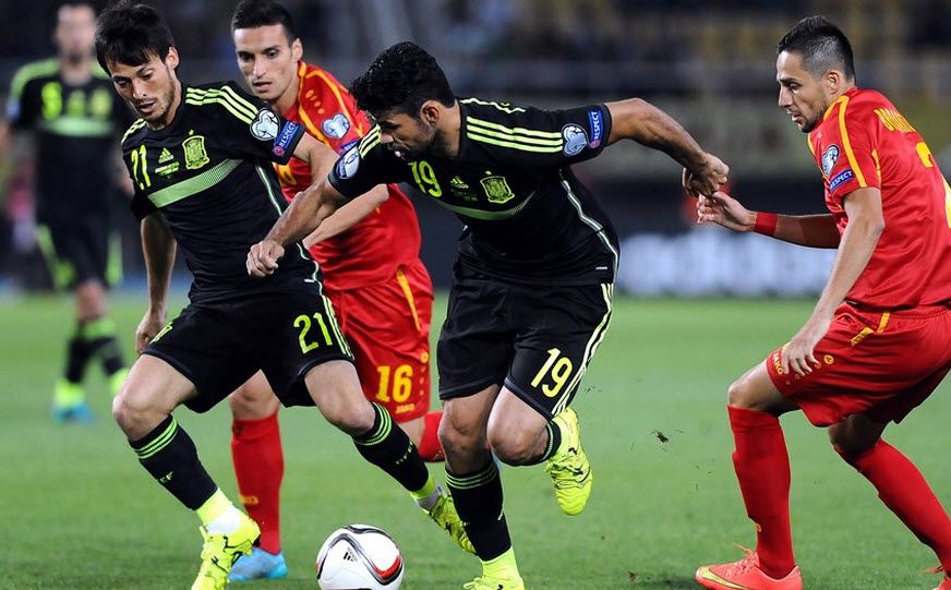 دیگو کاستا|مقدونیه 0 - 1 اسپانیا / مقدماتی یورو 2016