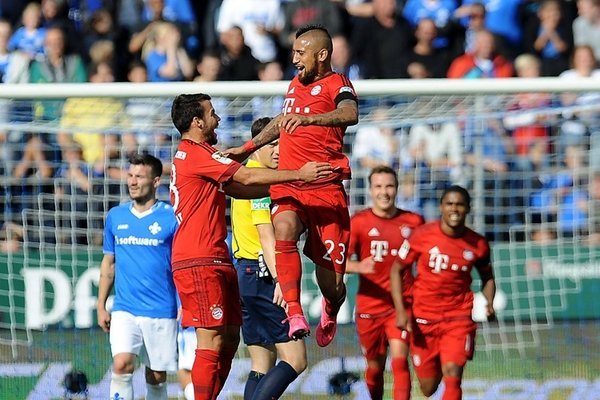 دارمشتات 98 0 - بایرن مونیخ 3 / هفته پنجم بوندسلیگا/گل های مسابقه