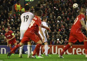 استیون جرارد|لیورپول 1 - 1 بازل / لیگ قهرمانان