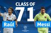 مسی 71 گله شد و به رکورد رائول رسید