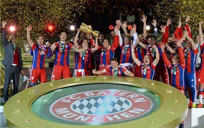 تصاویری از هفدهمین قهرمانی بایرن مونیخ در جام حذفی آلمان