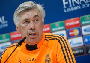 نشست مطبوعاتی سرمربی رئال پیش از فینال لیگ قهرمانان اروپا