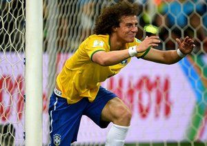 دیوید لوئیز|عکس العمل  دیوید لوئیز در دیدار مقابل تیم ملی کرواسی .