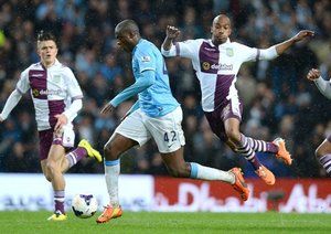 یحیی توره|یایا توره زننده گل دیگر تیمش در مقابل استون ویلا بود