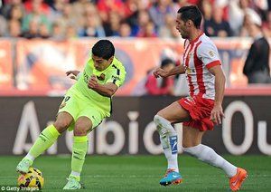 لوئیس سوارز|آلمریا 1 - 2 بارسلونا / لالیگا