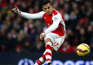 الکسیس سانچز|آرسنال 3 - 0 استوک سیتی / لیگ جزیره