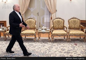 دیدار  سپ بلاتر با روحانی