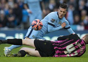 استفان یووتیچ|منچستر سیتی 2 - 1 شِفیلد وِنزدِی / لیگ جزیره