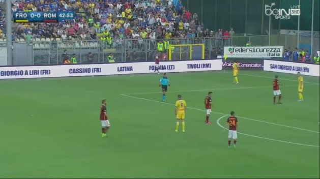 فِروزینونه 0 - آاس رم 2/هفته سوم سری آ ایتالیا/گل مسابقه