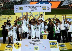 جشن بازیکنان ذوب آهن