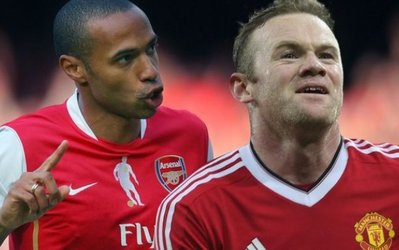 مقایسه آنری و رونی؛ دو اسطوره آرسنال و منچستر یونایتد