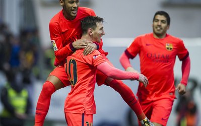 لالیگا | ایبار 0 - بارسلونا 2 / دو گل مسی برای در صدر ماندن آبی‌اناری‌ها + چیدمان دو تیم