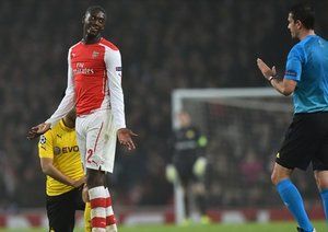 یایا سانوگو|آرسنال 2 - 0 بوروسيا دورتموند / لیگ قهرمانان