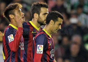 رئال بتیس ۱-۴ بارسلونا/هفته سیزدهم