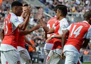 الکس اوکسلید چمبرلین|نیوکاسل 0 - 1 آرسنال / لیگ برتر انکلستان