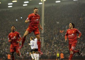 استیون جرارد|لیورپول 3 - 2 تاتنهام / لیگ جزیره