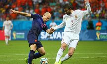 گل دوم هلند توسط آرین روبن