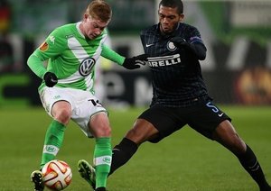 ˣ کوین دی بروین|وولفسبورگ 3 - 1 اینترمیلان / لیگ اروپا