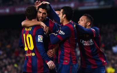 لالیگا | بارسلونا 5 - لوانته 0 / پیروزی آبی‌اناری‌ها با درخشش مثلث مسی - نیمار - سوارز + چیدمان دو تیم، ویدئوی مسابقه و گزارش تصویری