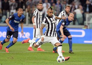 آرتور ویدال|یوونتوس 1 - 0 موناکو / لیگ قهرمانان