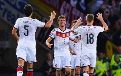 مقدماتی یورو 2016 | اسکاتلند 2 - آلمان 3 / آلبانی 0 - پرتغال 1 / ژرمن‌ها و پرتغالی‌ها در صدر ماندند