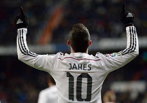 جیمز رودریگز|رئال مادرید 2 - 1 سه ویا / لالیگا