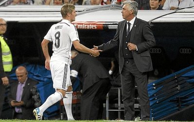 عکس روز | تونی کروس و اولین واکنش به اخراج آنچلوتی