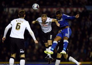 ديديه دروگبا|دِربی کانتی 1 - 3 چلسی / جام اتحادیه