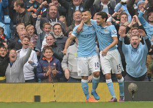 سرخیو آگوئرو|منچستر سیتی 6 - 1 نیوکاسل / لیگ جزیره