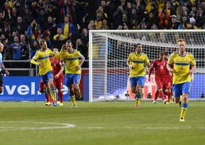 سوئد ۲-۳ پرتغال/پلی آف جام جهانی ۲۰۱۴