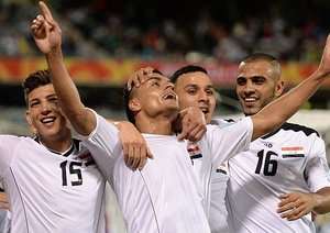 شادی بازیکنان عراق