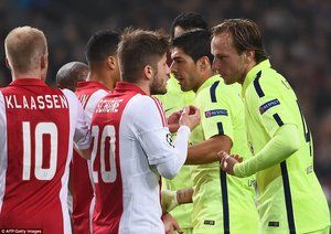 ایوان راکیتیچ|آژاكس 0 - 2 بارسلونا / لیگ قهرمانان