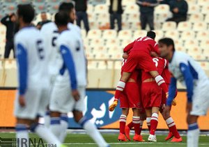 شادمانی بازیکنان پرسپولیس