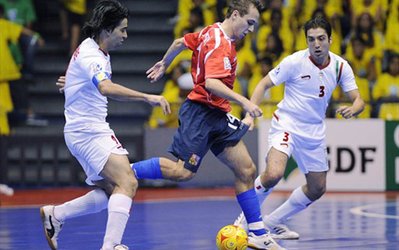 تساوی یک بر یک ملی پوشان فوتسال برابر نوریلسکی نیکل روسیه