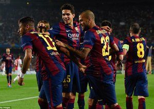 نیمار|بارسلونا 3 - 1 آژاکس / لیگ قهرمانان