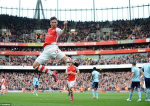 اليوير ژیرود|آرسنال 3 - 0 وستهام / لیگ جزیره