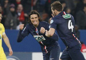 ادینسون کاوانی|پاریس سن ژرمن 2-0 نانت / جام حذفی