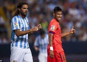 نیمار|مالاگا 0-0 بارسلونا / لالیگا