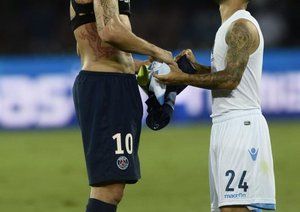 زلاتان ایبراهیموویچ|پاریس سن ژرمن 2-1 ناپولی / دیدار دوستانه