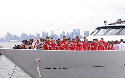 استقبال گرم هواداران آمریکایی از بایرن‌مونیخ در پورتلند