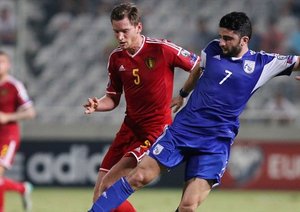 یان فرتونگن|قبرس 0 - 1 بلژیک / مقدماتی یورو 2016